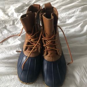 Navy bean boots